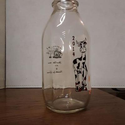 Glass milk jug 2