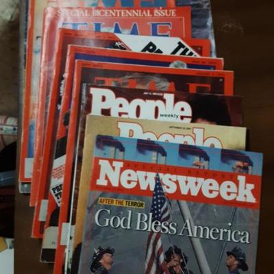 LOT of 9 vintage magazines