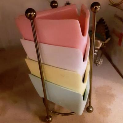 Vintage melamine ashtrays
