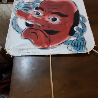 Hand painted fan