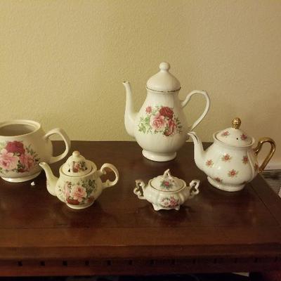 Lot Of Tea Pots & Sugar