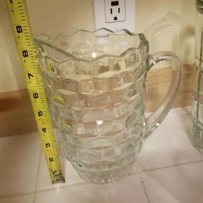 Pressed Glass Water Picture 