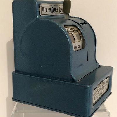 Vintage Toy Bank Uncle Sam's 3 Cent Register Bank - #45-A