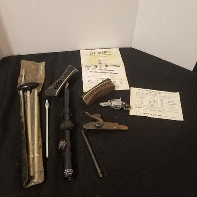 Mixed Lot Of Gun Rifle Related Items Parts Lot - #68-A