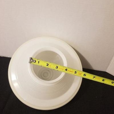 Antique Milk Glass Retro Shape Ceiling Shade - #24-4