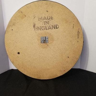 Vintage Real Cork Dart Board Made In England 18" WINMAU #106-A