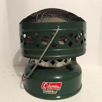 Vintage Colman 5000 BTU Heater Green Top - #60-A