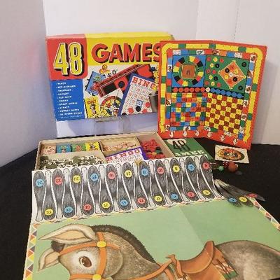 1938 Box of 48 Games - Looks Mostly Complete Great Shape For Age - #27-A