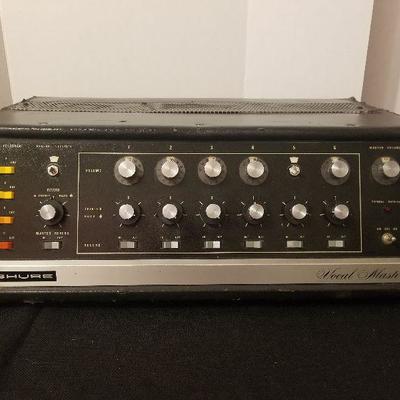 1970s Vintage SHURE Vocal Master Model VA 300-C - #51-A