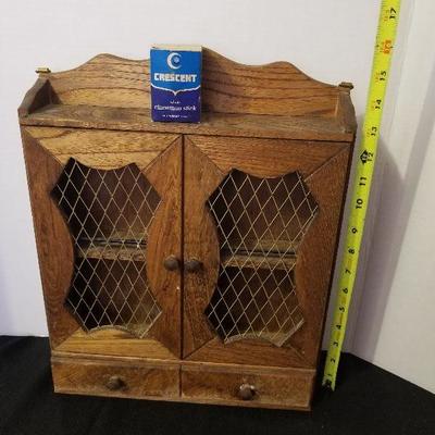 Vintage Wooden Spice Rack Holder With Drawers - #73-A