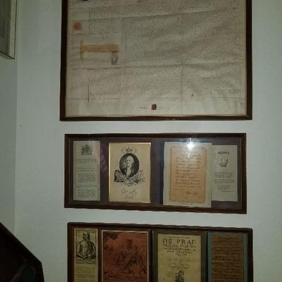 3 Antique/Vintage Framed Pieces - #101-A