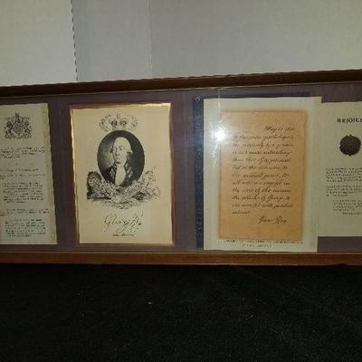 3 Antique/Vintage Framed Pieces - #101-A