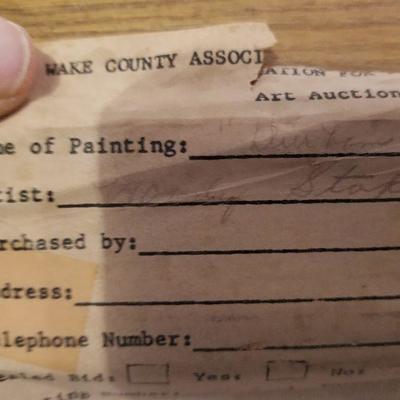 Vintage Acrylic Painting By Woody Stokes 1971- #104-A