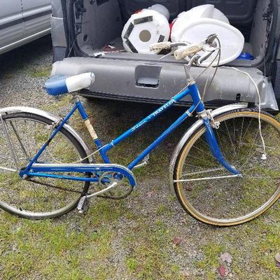 Vintage Womans Schwinn Traveler 3 Speed Bicycle Blue Bike - #125-R