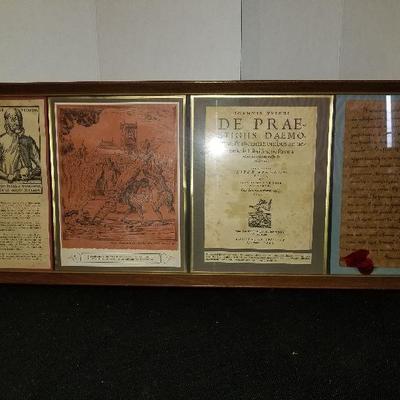 3 Antique/Vintage Framed Pieces - #101-A
