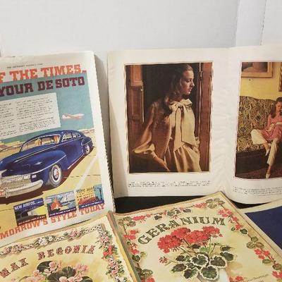 Mixed lot of Antique Advertising De Soto Cream Of Wheat Woman Design - #14-A