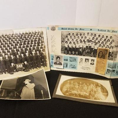 4 Antique & Vintage Black & White Photos Navy Airforce Communications - #35-A