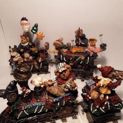 Boyds Bear Christmas Train Collection by Danbury Mint