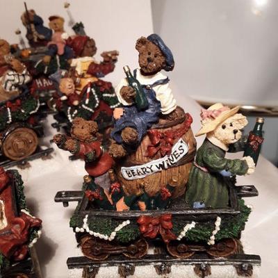 Boyds Bear Christmas Train Collection by Danbury Mint