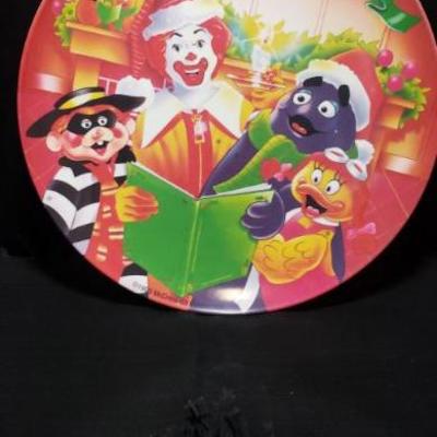 McDonalds Plate Seasons Greetings