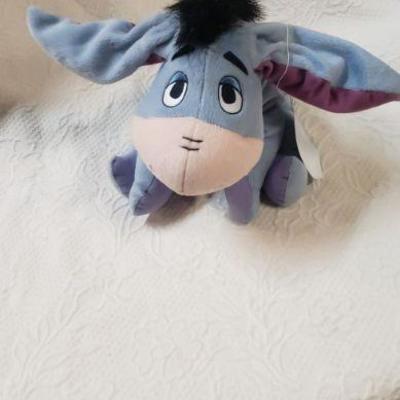 Winnie the Pooh Eyeore Flapping Ears Musical Large Plush 10" approx