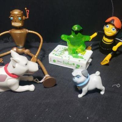 6 Disney Movie Figurines