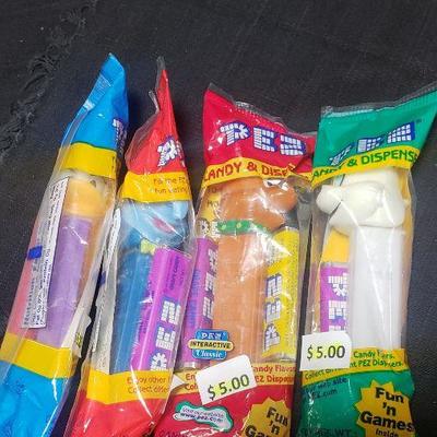 Pez Collectibles 4 pc set Daisy Duck, Gonzo, Reindeer and Bear