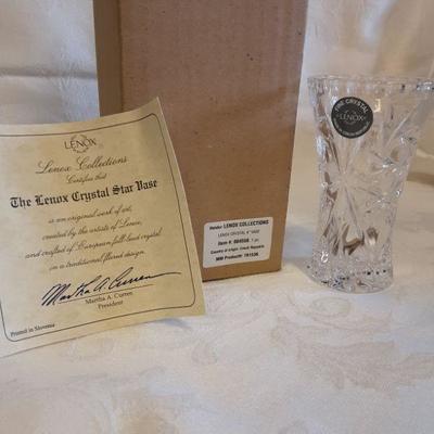 Lenox Crystal 4" vase