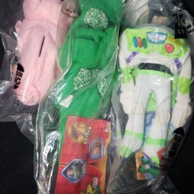 Rex Hamm and Buzz Lightyear Toy Story Disney Plush Puppets