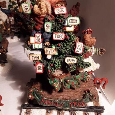 Boyds Bear Christmas Party Flyer Train by Danbury Mint
