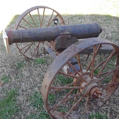 "1841 6 Pounder  CIVIL WAR CAST IRON CANNON" 