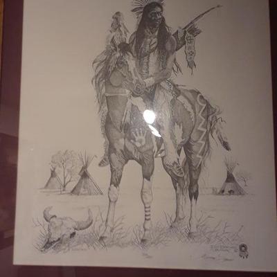 "WARPATH" by Dan Brewer....... Numbered Limited Edition Print