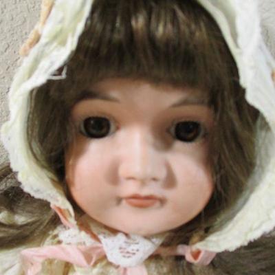 Antique German 1900's Doll Big Glass Eyes # 169 Mold 24"
