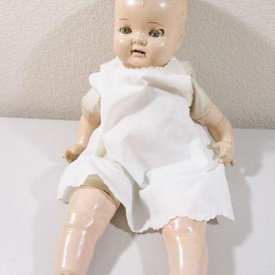 Antique 1900's Madame Hendren Baby doll 18" 