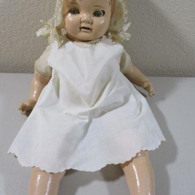 Antique 1900's Madame Hendren Baby doll 18" 