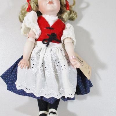 Vintage Porcelain Artisan Guild Doll 