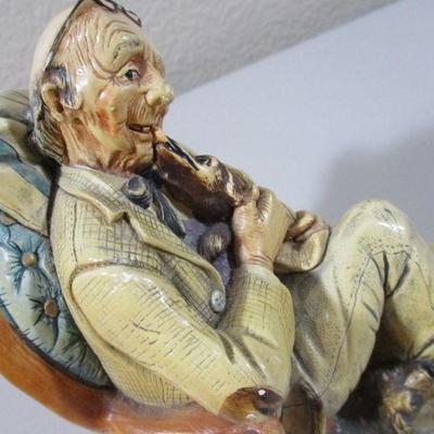 Naturecraft  chalkware Statue Playtime Playmate 6 1/2"