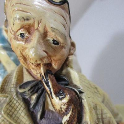Naturecraft  chalkware Statue Playtime Playmate 6 1/2"