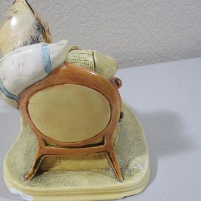 Naturecraft  chalkware Statue Playtime Playmate 6 1/2"