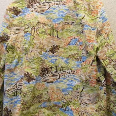 Christopher Banks Button Down Jacket  Stretch P/M  Multicolor 