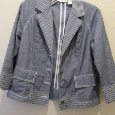 Chico Jacket Size 0 Denium 