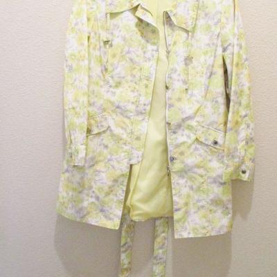 Beautiful City Girl Trench Knee Height Summer Coat P/S Yellows 