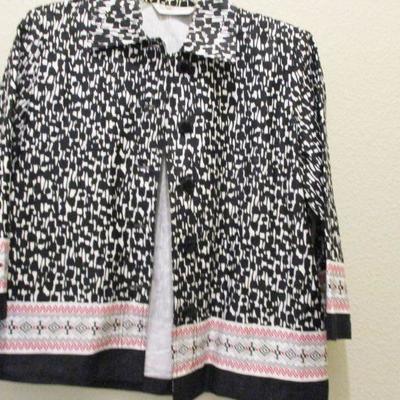 Drapers' and Damon Paisley Black Business Waist Jacket P/S