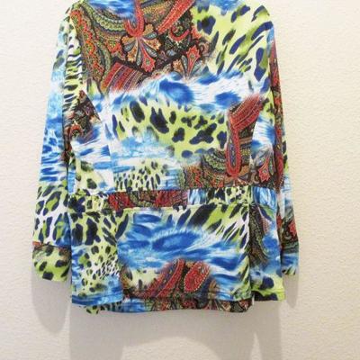 Christopher Banks Button Down Jacket  Stretch P/M  Multicolor 