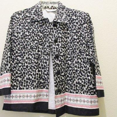Drapers' and Damon Paisley Black Business Waist Jacket P/S