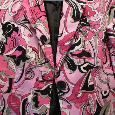 Judith Hart 8P Pink Black and White  Jacket- Multicolor 