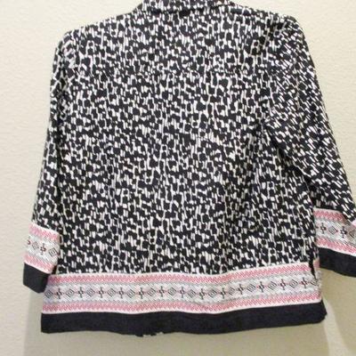 Drapers' and Damon Paisley Black Business Waist Jacket P/S