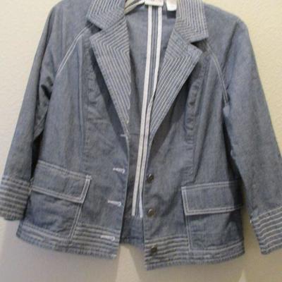 Chico Jacket Size 0 Denium 