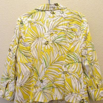 Summer Spense Opern Jacket M Yellow,Black and White 