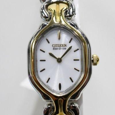 Ladies Citizen Eco-Drive Watch. Two-Tone Case & Band. New in Box